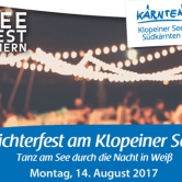 Lichterfest am Klopeiner See