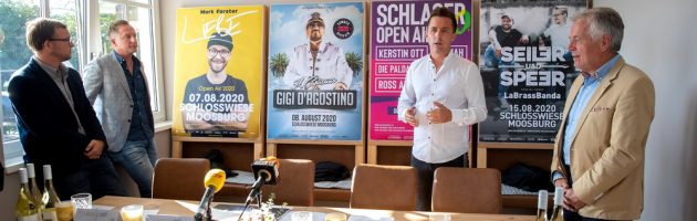 Mark Forster, Seiler & Speer, Gigi D´Agostino & Schlagerstars 2020 in Moosburg!