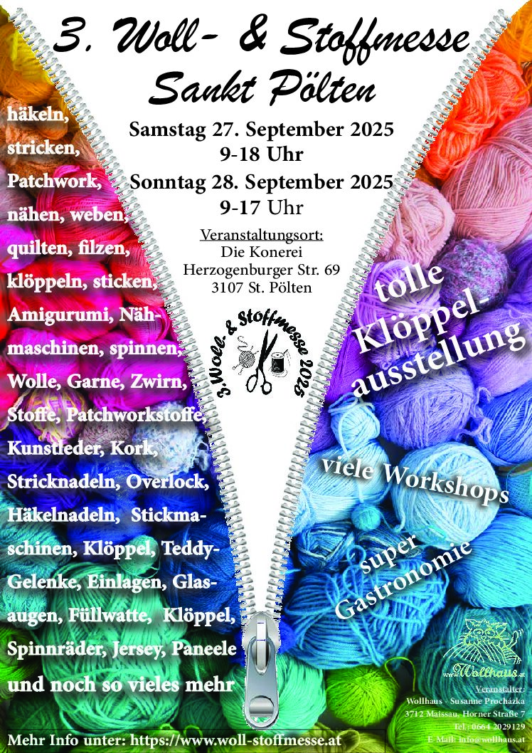 3. Woll- & Stoffmesse St. Pölten