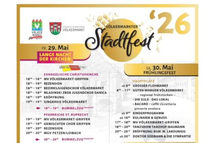 Völkermarkter Stadtfest 2026 – 29 Mai, 2026 –