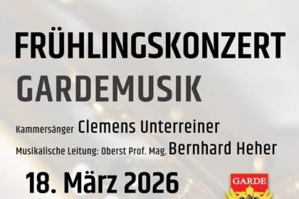Frühlingskonzert der Gardemusik – 18 März, 2026
