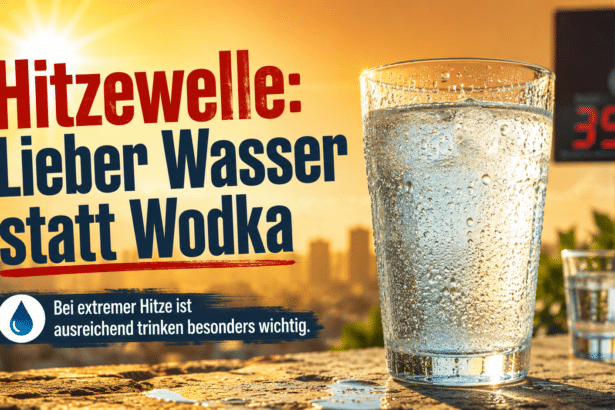 Hitzewelle in Kärnten – lieber Wasser statt Wodka trinken