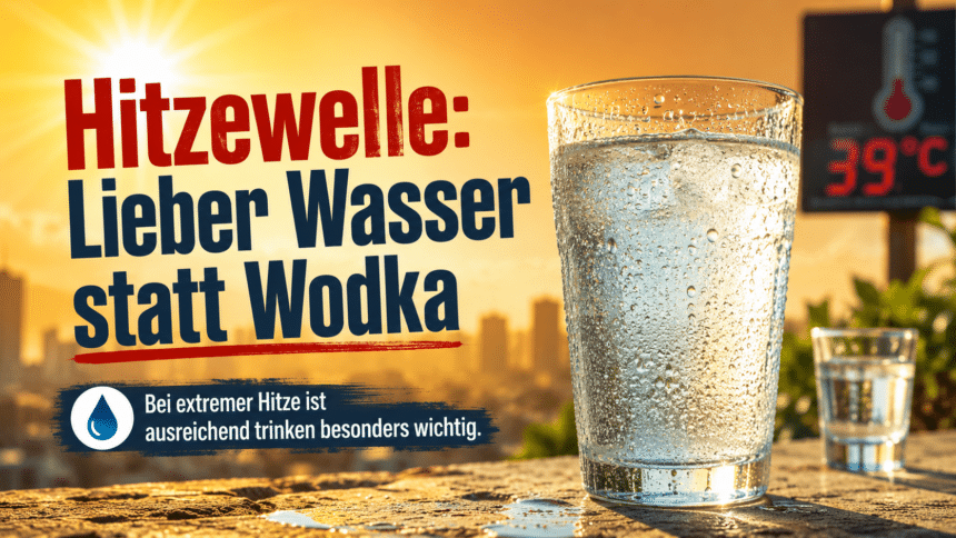 Hitzewelle in Kärnten – lieber Wasser statt Wodka trinken