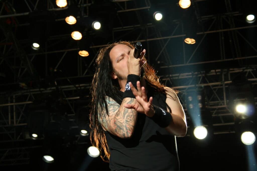 KoRn bei einem Live-Auftritt