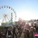 St. Veiter Wiesenmarkt 2026 mit Marktständen und Fahrgeschäften