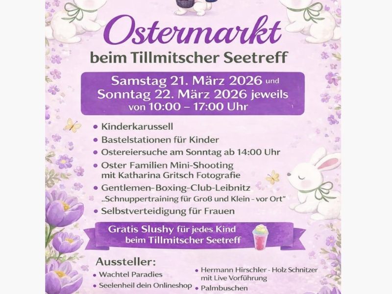 Ostermakt beim Tillmitscher Seetreff – 21 März, 2026