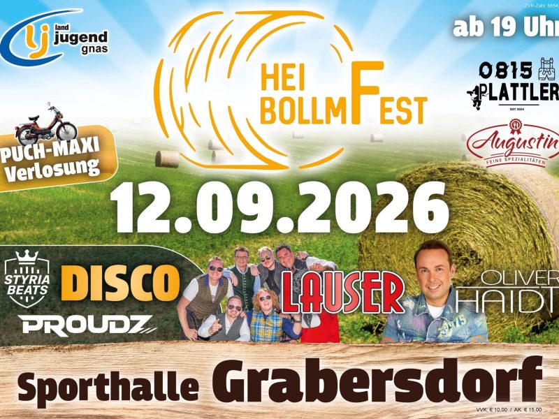 Heibollmfest 2026 – 12. September 2026