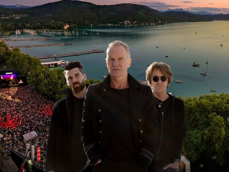 Sting – Konzert am 30. Juni 2027 in der Wörthersee Ostbucht Klagenfurt