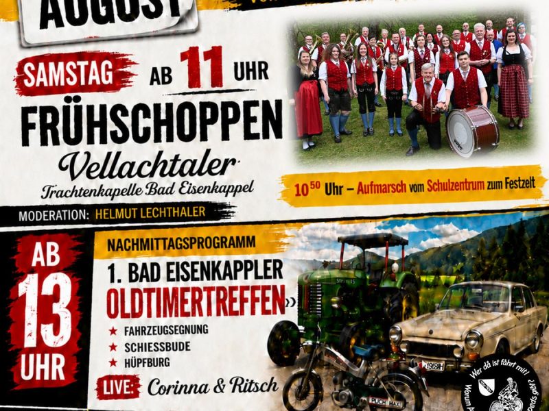 Bad Eisenkappler JUBILÄUMSKIRCHTAG – 15. August 2026