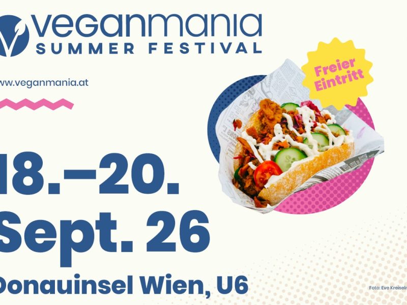 Veganmania Donauinsel 2026 – 18. September 2026